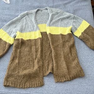Aerie Multicolor Knit Cardigan